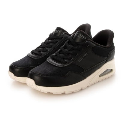 スケッチャーズ SKECHERS SLIP-INS：UNO - BANKSIA（スリップインズ：ウノ - バンクシア）177117W バンジーレーススニーカー （ブラック）