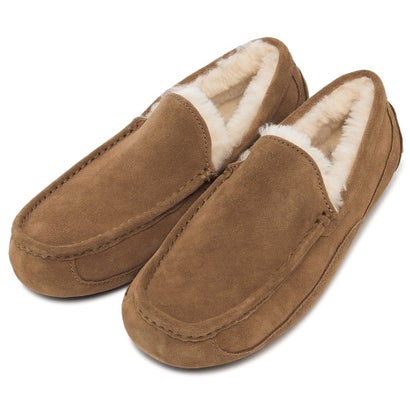 アグ UGG デッキシューズ モカシン スリッポン アスコット ムートン ベージュ メンズ UGG 1101110 CHE （CHESTNUT）
