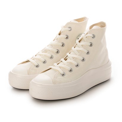 コンバース CONVERSE レディース スニーカー ハイカット 厚底 軽量 ALL STAR LIGHT PLTS ? HI （ホワイト）