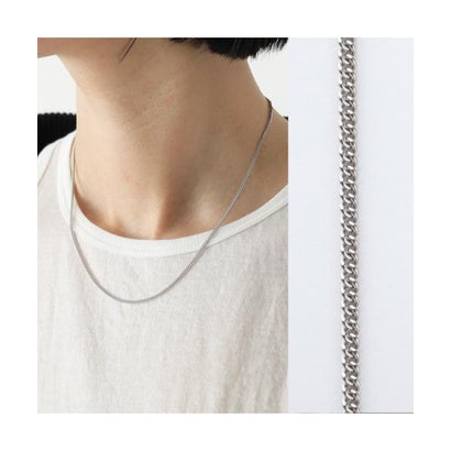 トムウッド TOM WOOD TOMWOOD ネックレス Curb Chain Slim 17inch 100269 （シルバー）