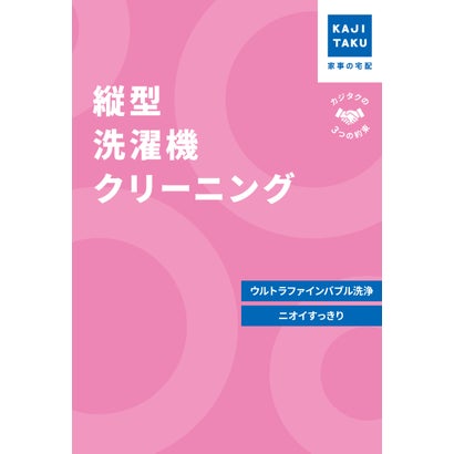 カジクラウド 家事玄人 縦型洗濯機クリーニング【返品不可商品】 （メーカー指定色）