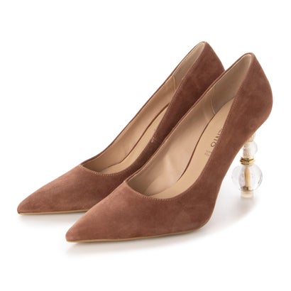 リナシメント RINASCIMENTO デザインヒールパンプス （Marrone Cuoio）
