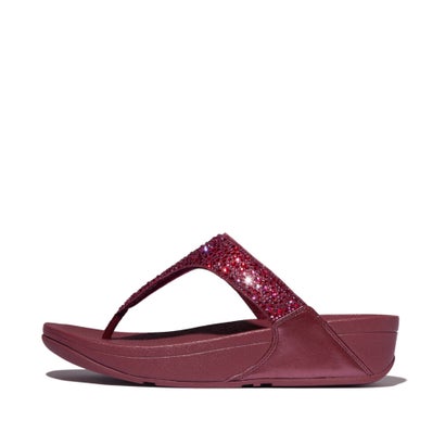 フィットフロップ fitflop fitflop フィットフロップ LULU CRYSTAL-MIX TOE-POST SANDALS （Luxe Plum）画像