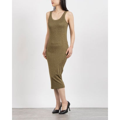 リナシメント RINASCIMENTO ラメリブタンクワンピース （Militare Verde）