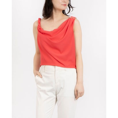 リナシメント RINASCIMENTO ショルダーデザインドレープTOPS （Fuxia）