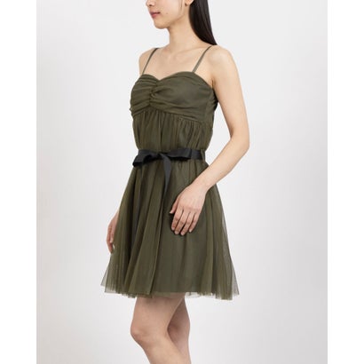 リナシメント RINASCIMENTO チュールフレアミニワンピース （Militare Verde）