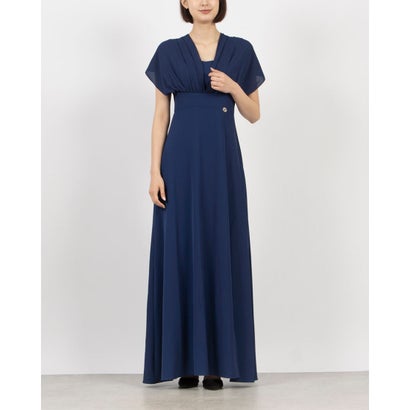 リナシメント RINASCIMENTO ショールレイヤードマキシOP （var.Blu Navy）