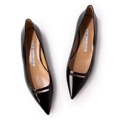 ペリーコ PELLICO ANIMA ANELLI 木目細かパンプス （BLACK）