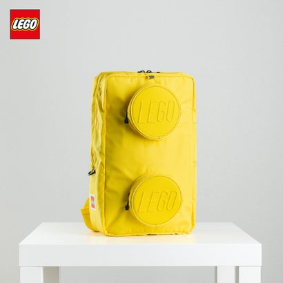 レゴ LEGO 書き判 差しつかえる 背嚢 うしろ側容器に並べる SIGNATURE Brick 1x2 Backpack  18L 20204-0024 （Yellow） （黄み） バッグ・ランドセル-キッズファッション-キッズ・ベビー・マタニティ
