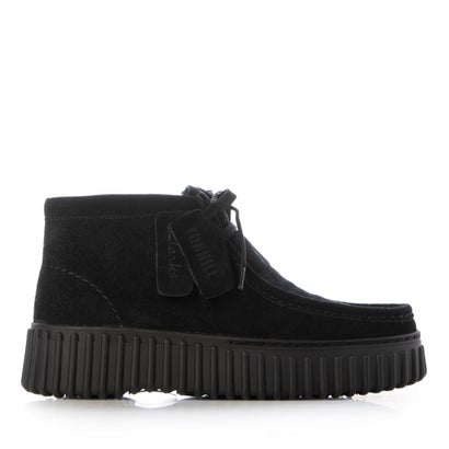 クラークス Clarks Torhill Moss （Black Suede）