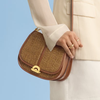 コール ハーン COLE HAAN セレネアサドルバッグ womens （ナチュラルタンストロー）