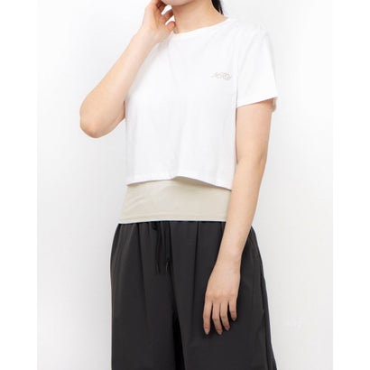 ナージー NERGY ナージージャパン NERGY レディース フィットネス 半袖Tシャツ ALPENセットT NJQ35000 (ホワイト)