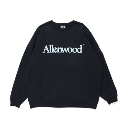 ウディアレン材木 Allenwood LOGO CREW SWEAT （NAVY） メンズファッション-トップス