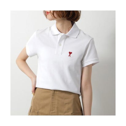 意中の女パリス Ami Paris ami paris スポーツシャツ AMI DE COEUR BFUPL001.760 半袖 （100/BLANC/白いこと）