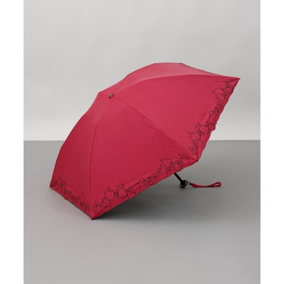 ジル スチュアート JILL STUART JILL STUART(ジル スチュアート)マーカーペインティング刺しゅう晴雨兼用傘(折りたたみ傘) (フューシャピンク)|LOCOMALL(ロコンド公式ストア)