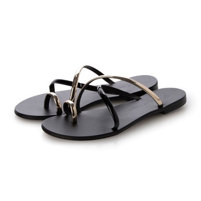聖ニコラス ライ茄子 NICOLAS LAINAS サンダル （GOLD/P.BLACK）