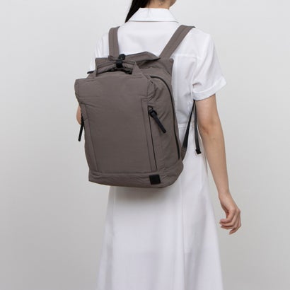 リンレ RINRE 【SPRING 掲載品】リンレ RINRE 撥水加工 ナイロン バックパック リュック バッグ （ブラック） （グレー）