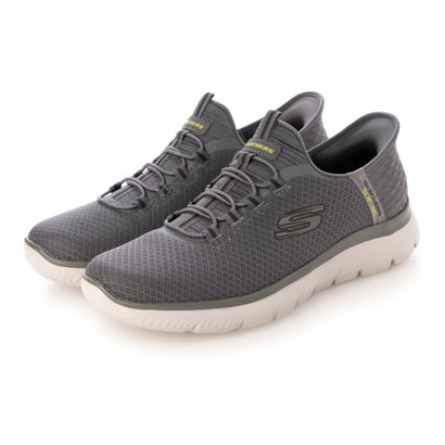 スケッチャーズ SKECHERS スケッチャーズ SKECHERS SUMMITS Charcoal Mesh/Trimハンズフリー スリップインズ：サミッツ(232457-CHAR) （CHAR）