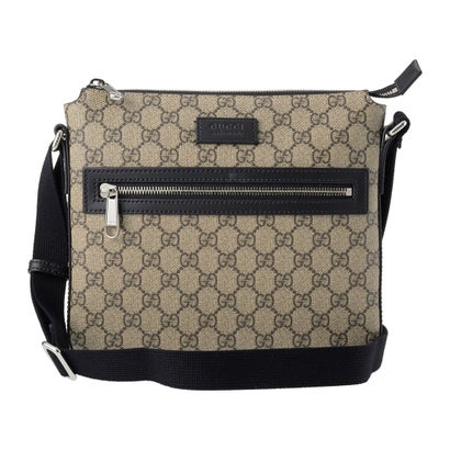 グッチ GUCCI ショルダーバッグ GGスプリーム MESSENGER BAG 779865 K5RLN 9769 BEIGE/BLACK （ベージュ/ブラック）