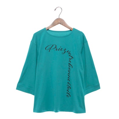 ブローディア BRODIAEA ロゴプリントTシャツ 7分袖カットソー （グリーン）｜LOCOMALL（ロコンド公式ストア）