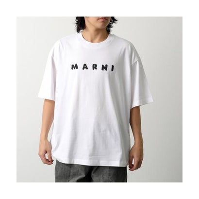 マルニ MARNI MARNI Tシャツ THJET49P13 USCX42 半袖 オーバーサイズ (SLW01/LILY-WHIHTE/ホワイト)