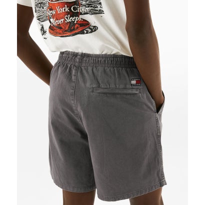 トミー ヒルフィガー TOMMY HILFIGER ツイルルーズビーチショートパンツ （グレー）