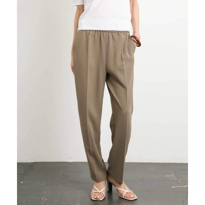 ミッシェルクラン MICHEL KLEIN [接触冷感]テーパードコージーパンツ(セットアップ対応) （カーキ） 12,398円