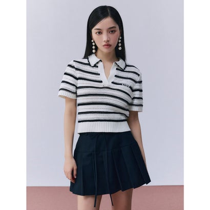 エイミーイストワール EIMY ISTOIRE タックミニスカート （NAVY）
