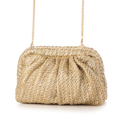 リナシメント RINASCIMENTO シャイニージュートハンドBAG （Oro）
