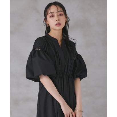 ルイルエブティック RUIRUE BOUTIQUE 洗える | バルーンスリーブ フレア シャツワンピース | レディース おしゃれ きれいめ 休日コーデ 二の腕カバー 休日コーデ シャツワンピ ワンピース (|LOCOMALL(ロコンド公式ストア)