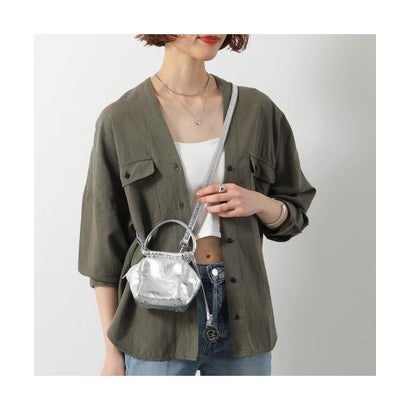 マルコ マージ MARCO MASI MARCO MASI ショルダーバッグ BAG MINI ミニ御徒面子 （SILVER-B01/しろがね色）