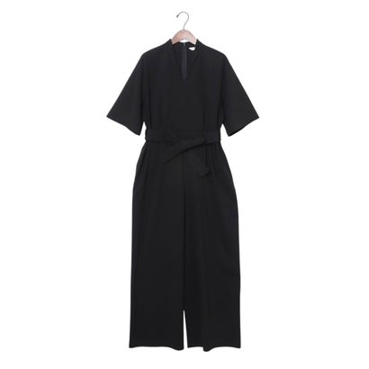 クラネ CLANE STAND COLLAR LOOSE ALL IN ONE （BLACK）