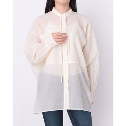 クラネ CLANE SHEER DOLMAN SHIRTS （IVORY）