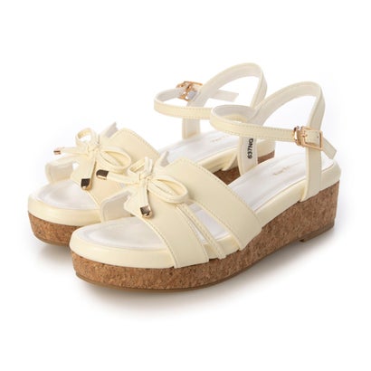 ラ ファーファ シューズ la farfa SHOES リボンモチーフ ボリュームソールサンダル （IV）