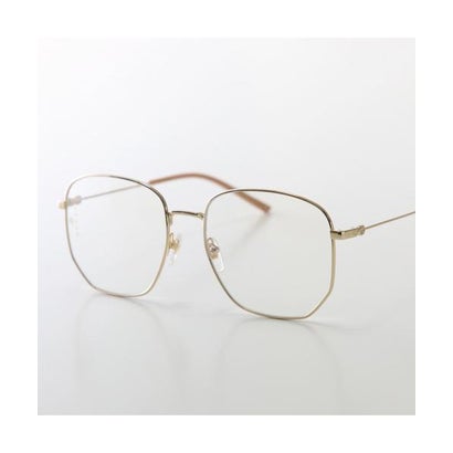 グッチ GUCCI GUCCI サングラス GG0396S ポリゴン型 クリアレンズサングラス （001/GOLD-GOLD-TRANSPARENT）｜LOCOMALL（ロコンド公式ストア）