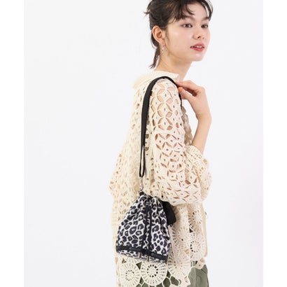 レスポートサック LeSportsac DRAWSTRING BUCKET XBODY （ニュートラルレオパード）