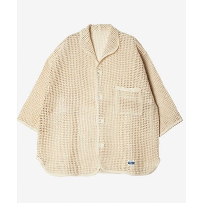 グロスター GLOSTER Army Twill Cotton Mesh Shirt （エクリュ）