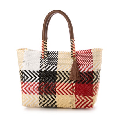 ヒマワリ HIMAWARI 編み込みBAG （BEIGE/WHITE/BLACK/RED）