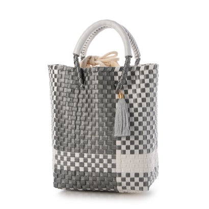 ヒマワリ HIMAWARI 編み込みBAG （SILVER）