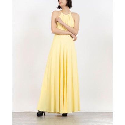 リナシメント RINASCIMENTO ウエストビジューシフォンマキシワンピース （Giallo Chiaro）