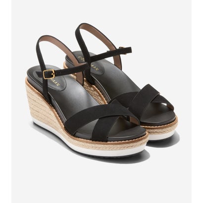 コール ハーン COLE HAAN クラウドフィール シルビー エスパドリーユ ウェッジ 75MM womens （ブラック スエード）
