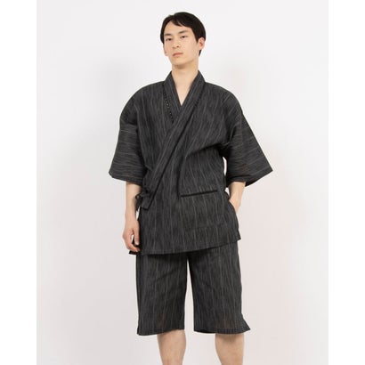 コムサメン COMME CA MEN コムサメン 細ストライプ柄 甚平 （チャコール） 6,970円