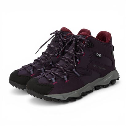 コロンビア Columbia スニーカー レディース YK9060 Columbia SABER VI MID OUTDRY WIDE 幅ひろい 山歩き アウトドア 雨合羽 （パープル）