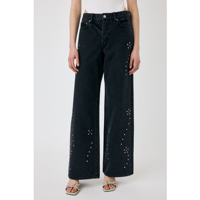 FLORAL STUDDED 乳母車 BLK