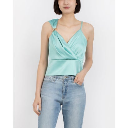 リナシメント RINASCIMENTO リングデザインサテンキャミトップス （Acqua Verde） 9,531円