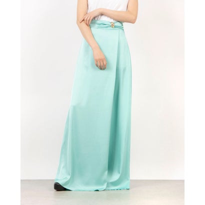 リナシメント RINASCIMENTO リングデザインサテンマキシスカート （Acqua Verde）