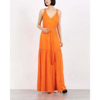 リナシメント RINASCIMENTO Vネックロングワンピース （Arancio）｜LOCOMALL（ロコンド公式ストア）