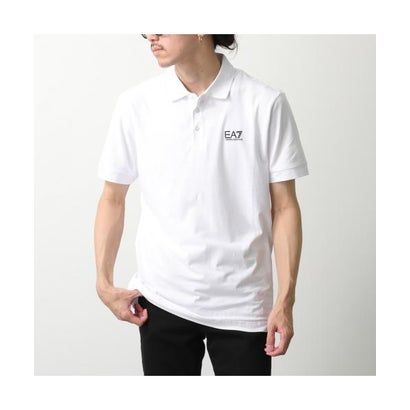 エンポリオ アルマーニ EMPORIO ARMANI EA7 EMPORIO ARMANI ポロシャツ 8NPF14 PJVQZ 半袖 （1100/WHITE-ホワイト）