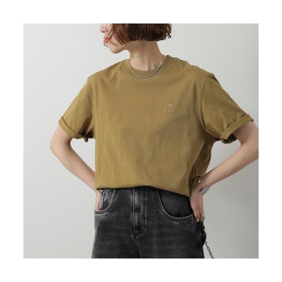 アミパリス Ami Paris ami paris Tシャツ UTS074.726 Ami de Coeur TShirt （202/HAVANE-マスタード）