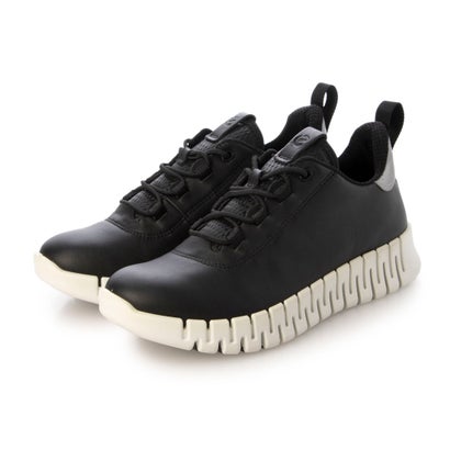 エコー ECCO GRUUV FREXIBLE SOLE W LEATHER SNEAKER（グルーブ フレキシブルソール レザースニーカー）218203 （ブラック）